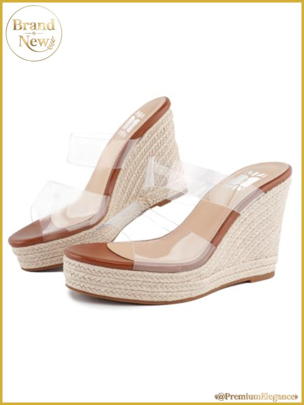 Espadrille Wedge Sandals Open Toe Platform Slides